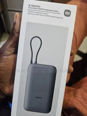 Xiaomi Mi 20000mah Powerbank 22.5w Fast Charge Inbuilt Cable