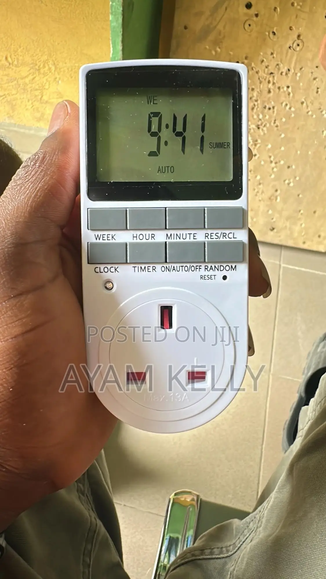 Programmable Digital Socket Timer (Fridge Timer)