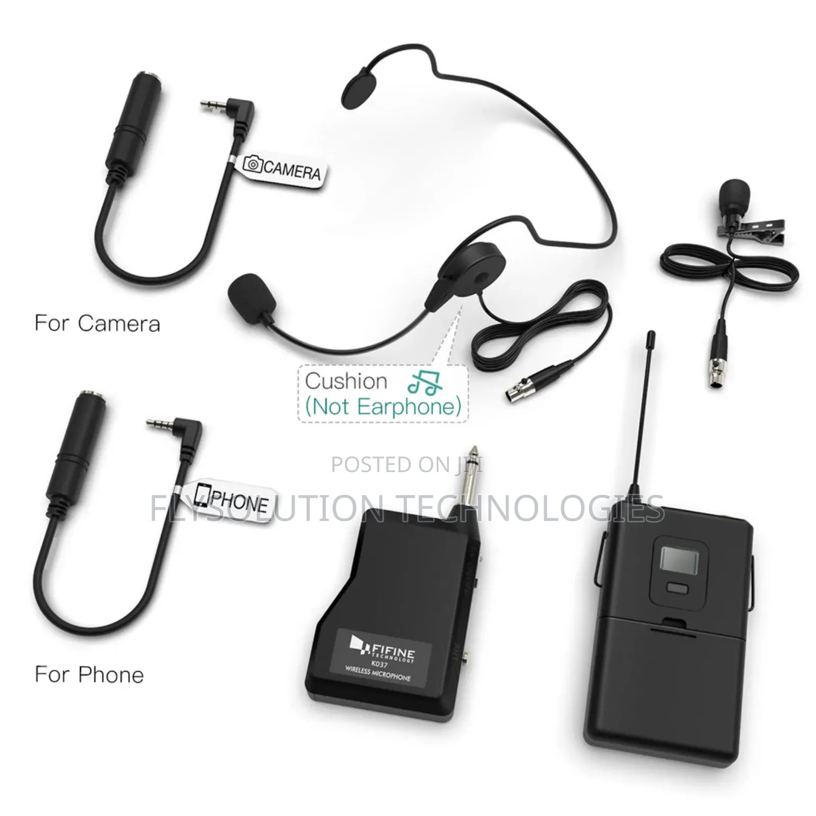 Fifine Technology K037b Mic Wireless Microphone