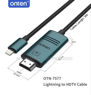 Onten Otn-7577 Lightning to HDTV Cable 2m