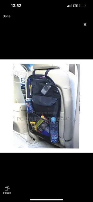 Car Seat Organizer With Net