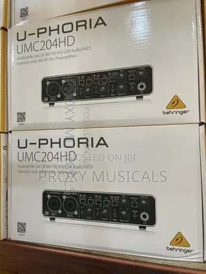 Behringer U-Phoria Umc204hd Soundcard Audio Interface