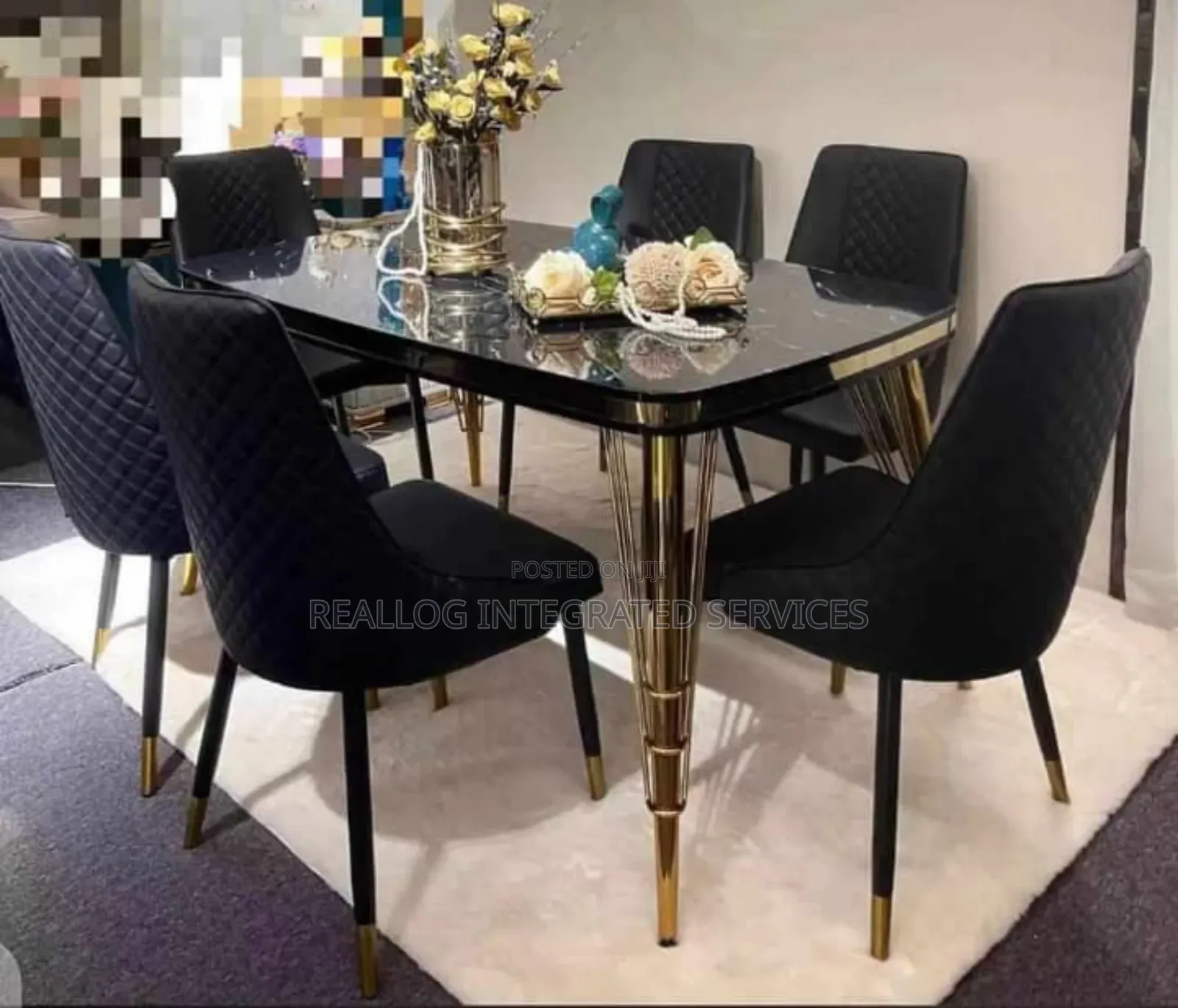 6 Seater Dining Table Set