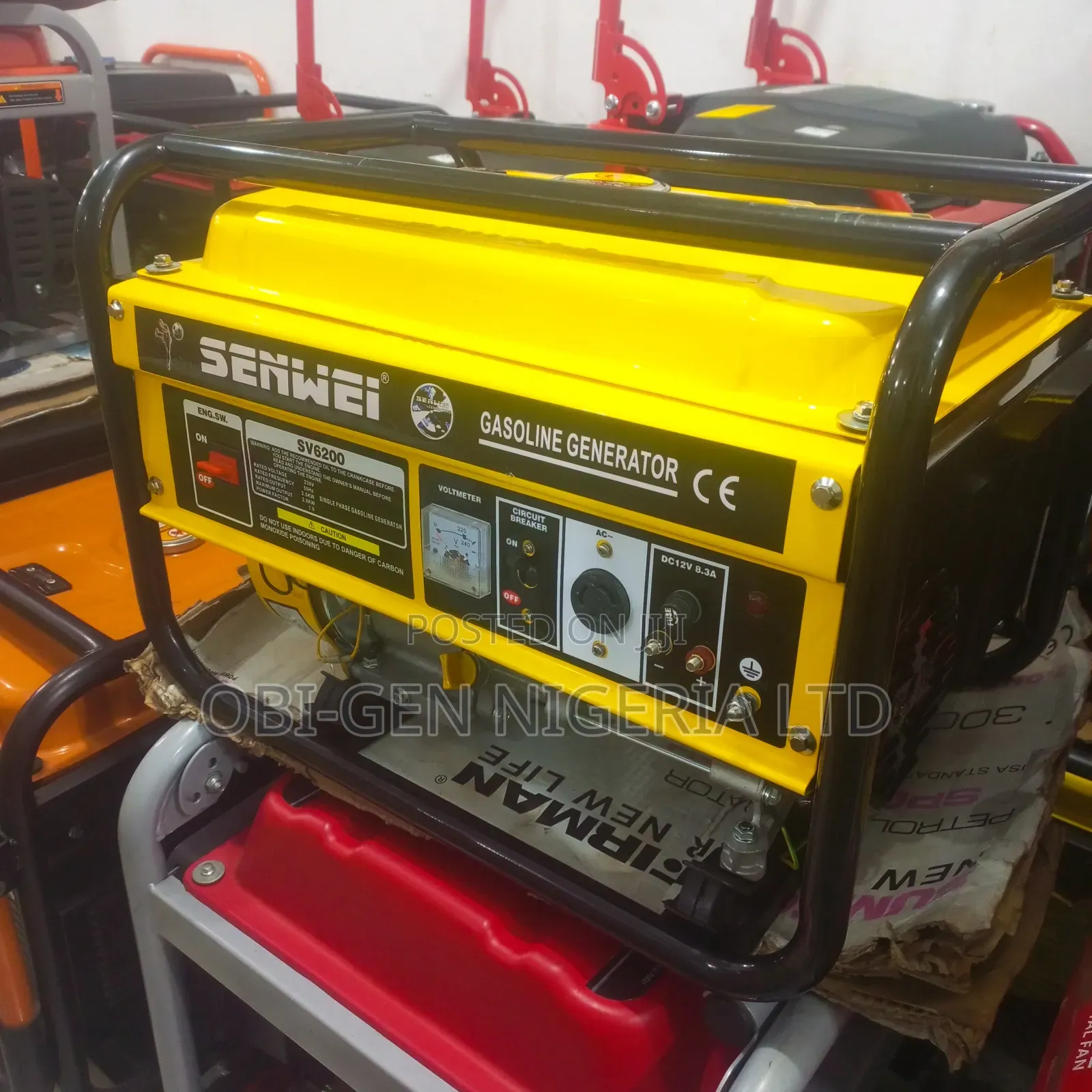 Elepaq Senwei Sv6200 3kva Generator Set