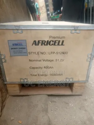 20kwh Africell Solar Battery 51.2v