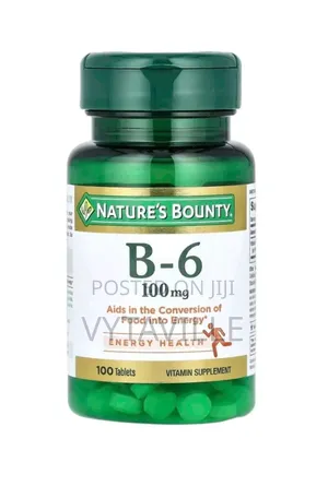 Nature's Bounty Vitamin B6 100mg Tablets X 100