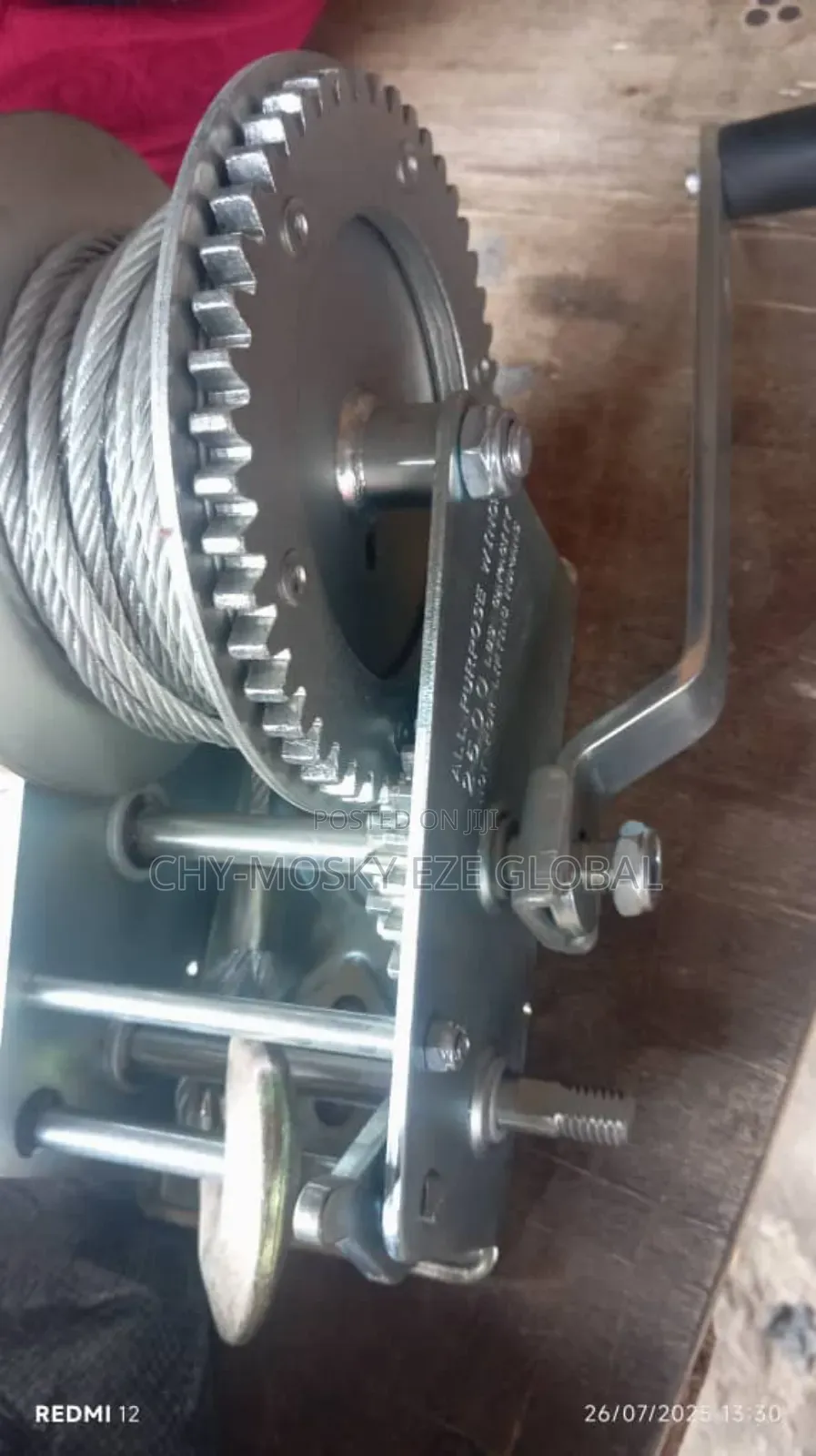 Hand/Manuel Boat/Trailer Winch (2500lbs)