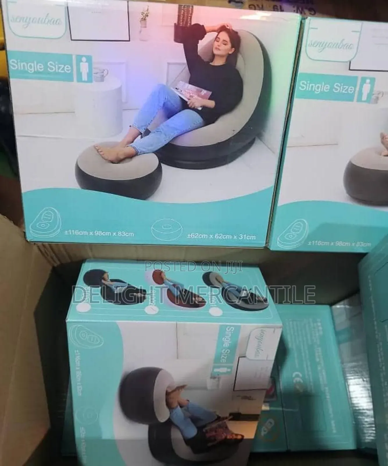Inflatable Sofa With Manual Pump