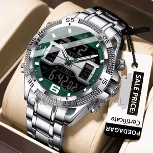 Poedagar Digital and Analog Wristwatch