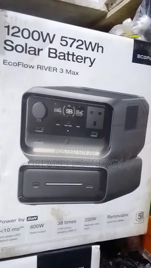 Ecoflow River 3 Max (River 3 Plus Eb300) Power Station 572wh