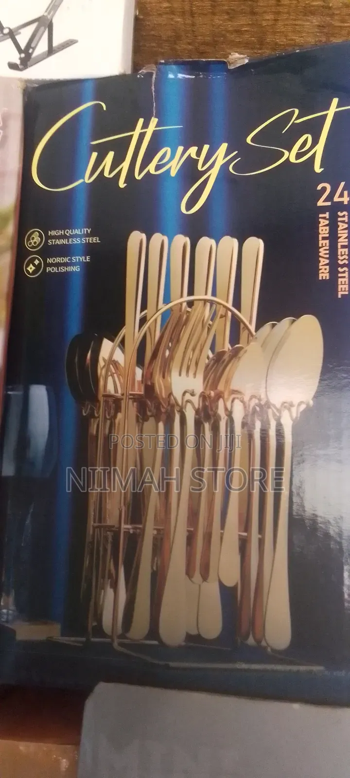Cutlery Set - Gold - 24pcs