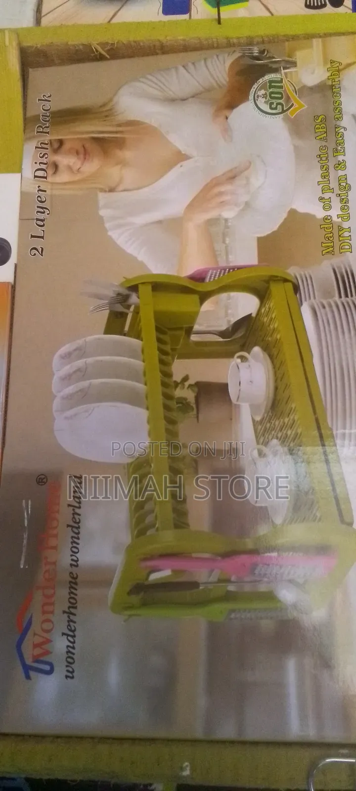 Wonder Home Plastic Dish Rack - 2 Tier