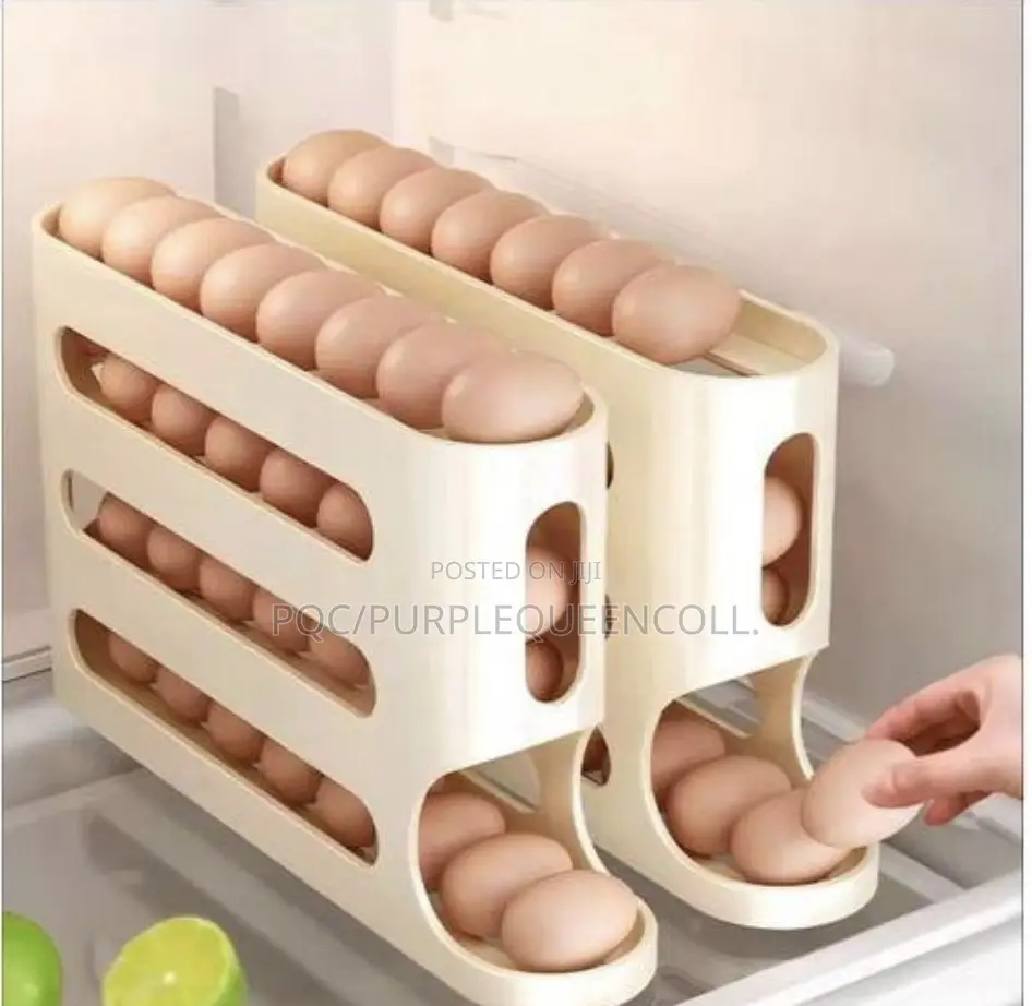 Slide And Roll Egg Rack Storage Box