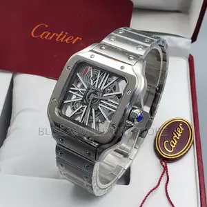 Cartier Santos Skeleton Face Premium Luxury Wristwatches