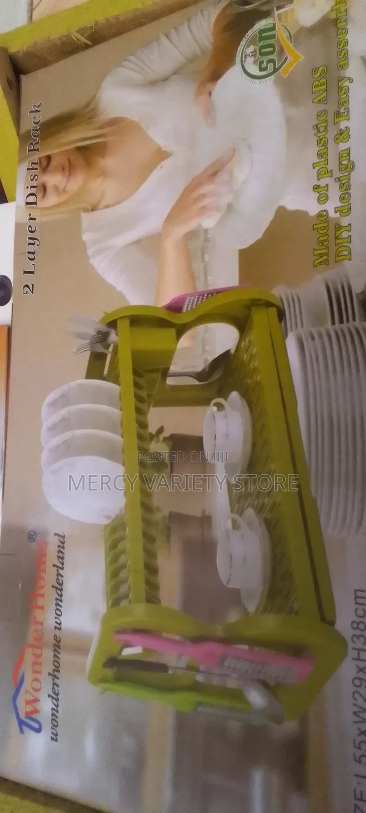 Wonder Home Plastic 2 Layer Plate Rack