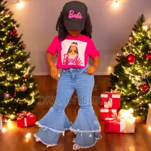 Barbie Girl Jeans and Top With Cap
