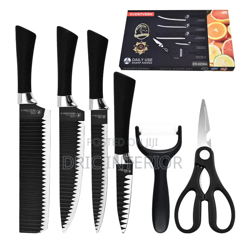 6pc Premium Stainless Knife Set – Gift Set