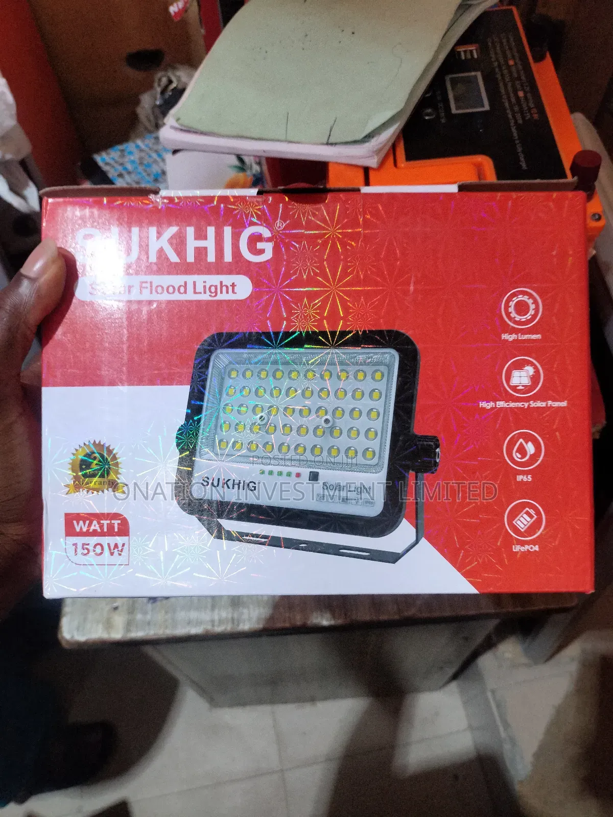 150w Sukhig Solar Floodlight