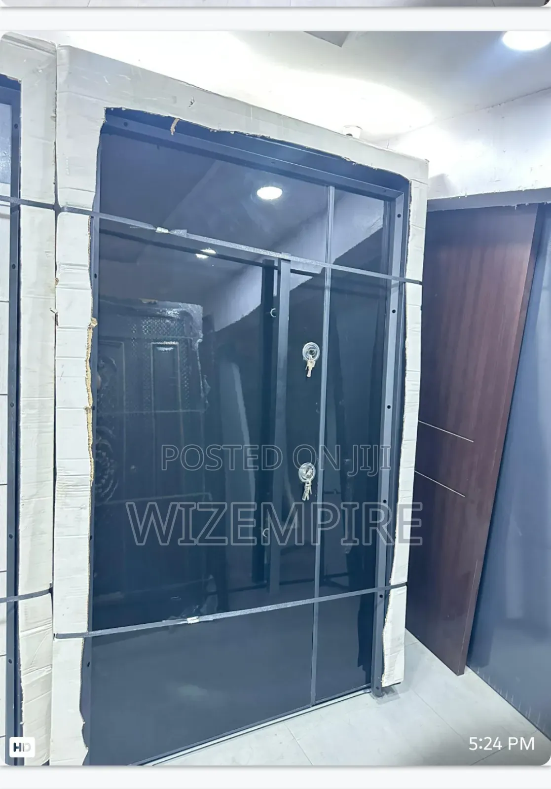 Plain Black Turkey Luxury Doors Available