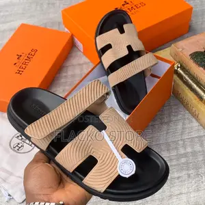 Original Hermes Leather Slip Ons