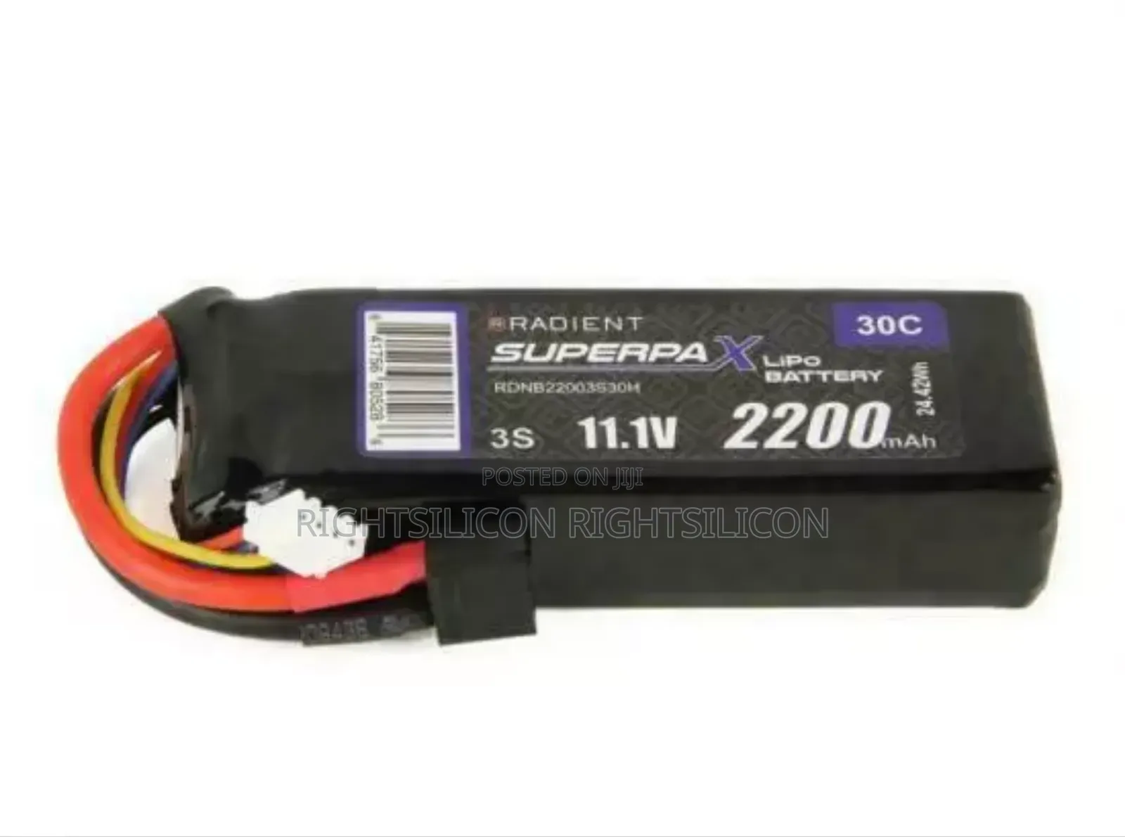 Usa Radient 3s 30c 11.1v 2200mah Lipo Battery Pack,