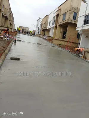Solid Concrete Road Construction