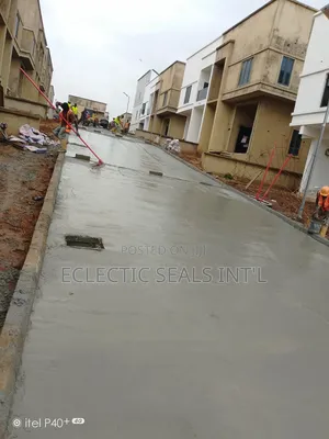 Solid Concrete Road Construction