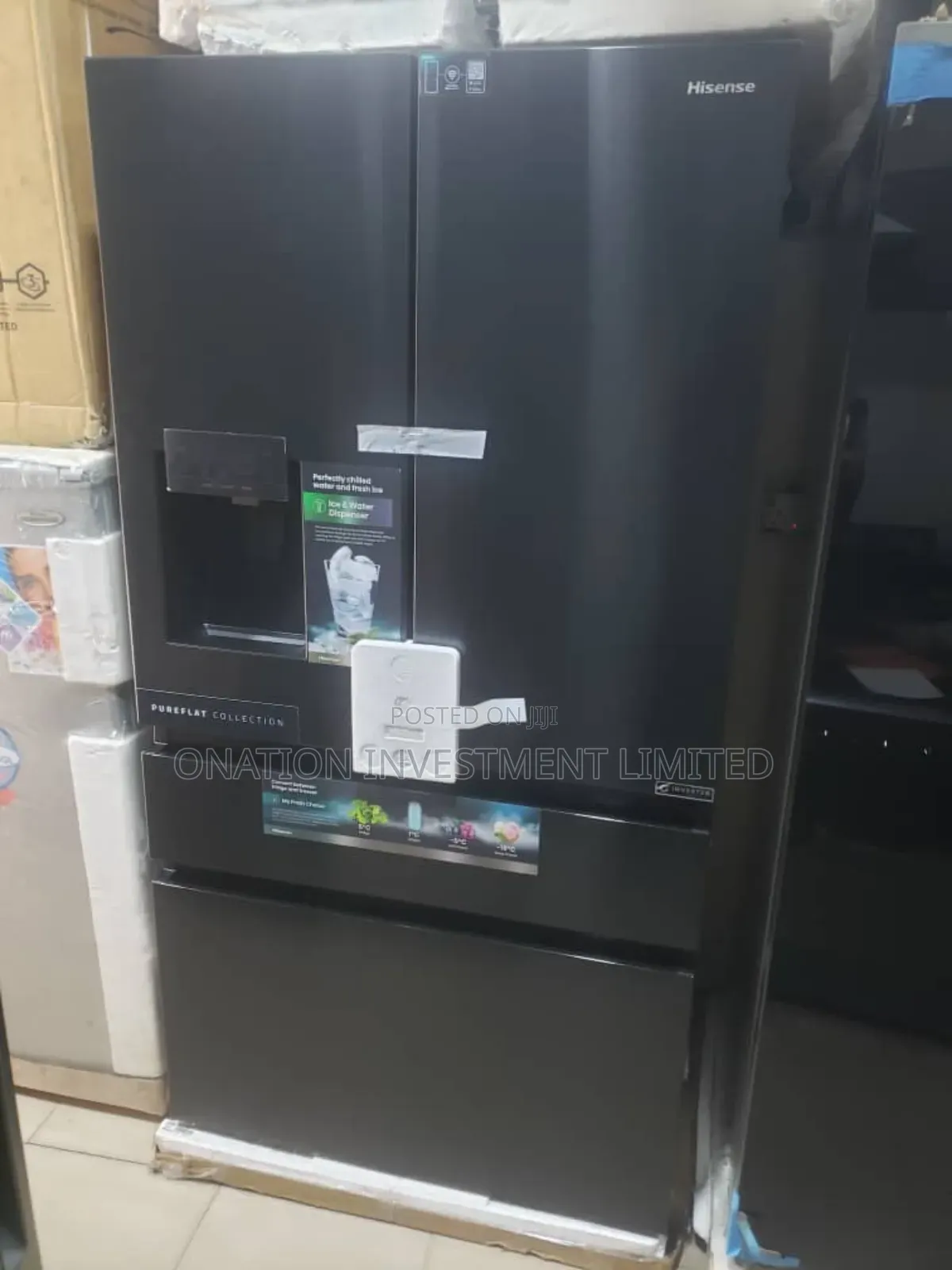 Hisense Side-by-Side Refrigerator 580l