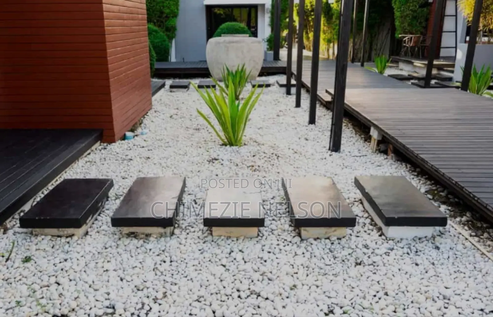 White and Black Stones