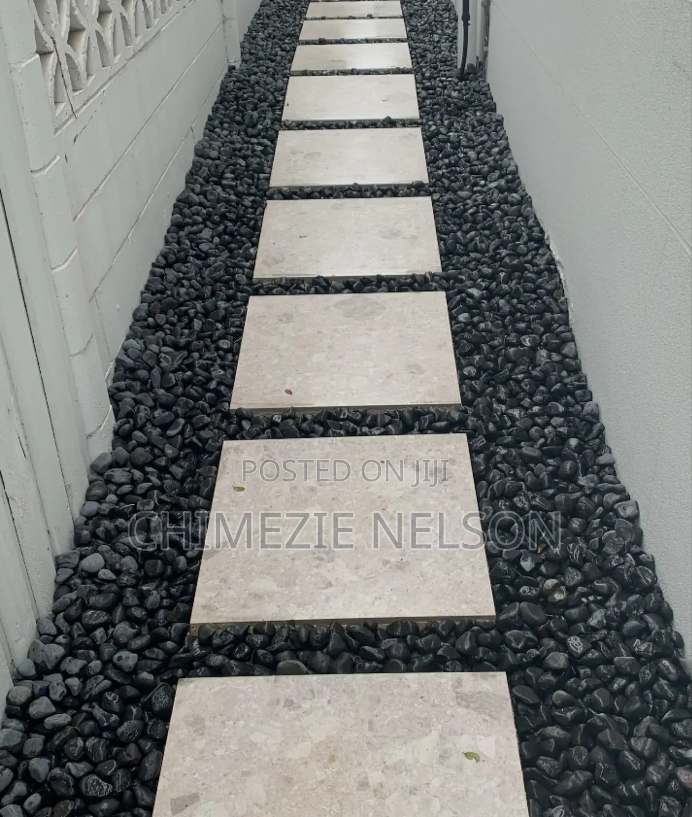 White and Black Stones
