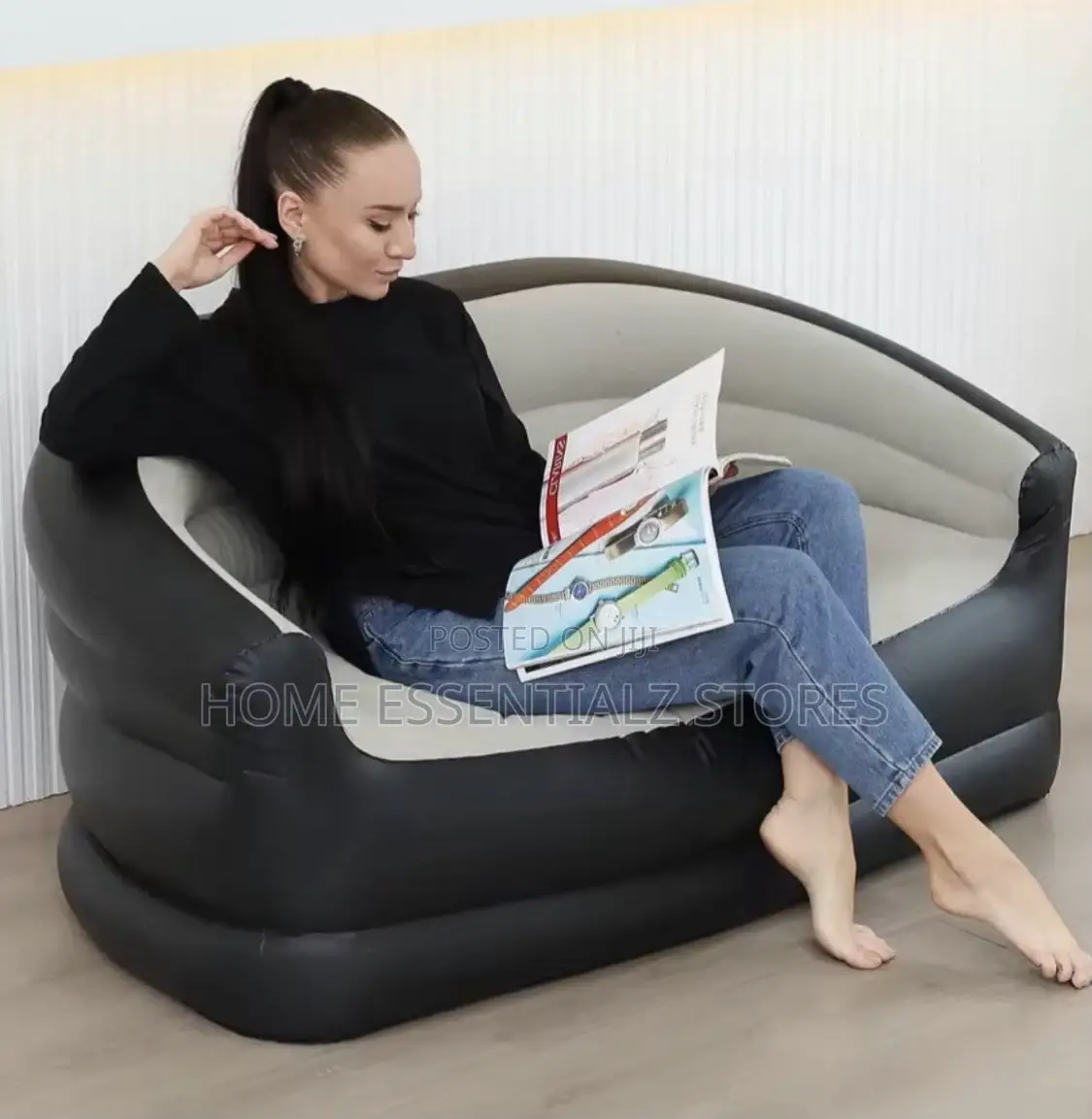 Two-Seater Inflatable Sofa