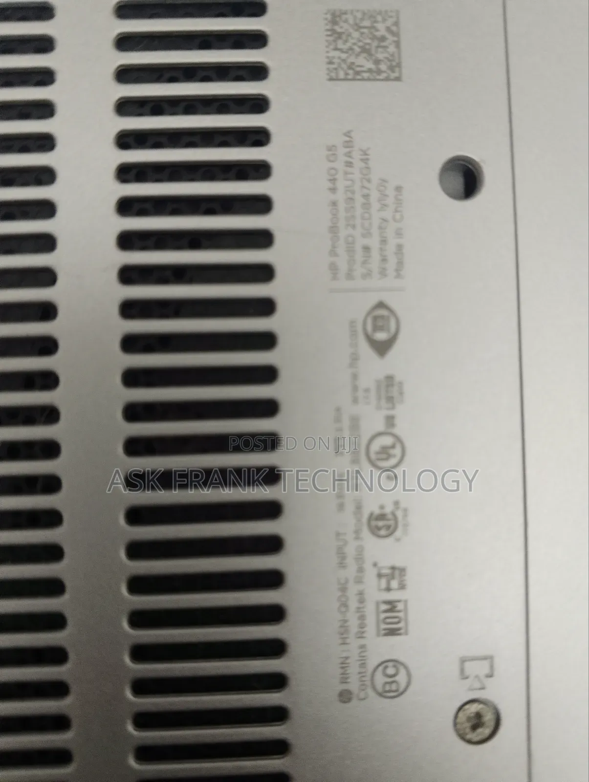 Laptop HP ProBook 440 G5 8GB Intel Core i5 SSD 256GB