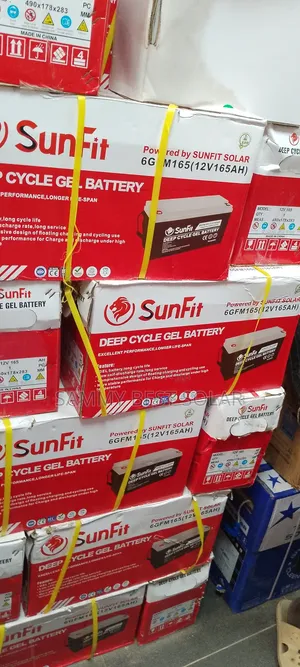 This Is Sunfit 165ah 12v Deep Cycle Gel Battery Available.