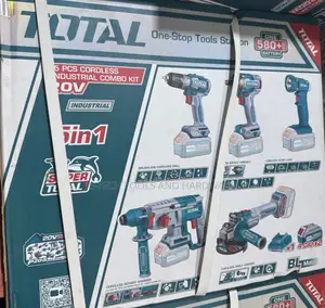 Total Tools 5 Pcs Cordless Industrial Combo Kit 20v