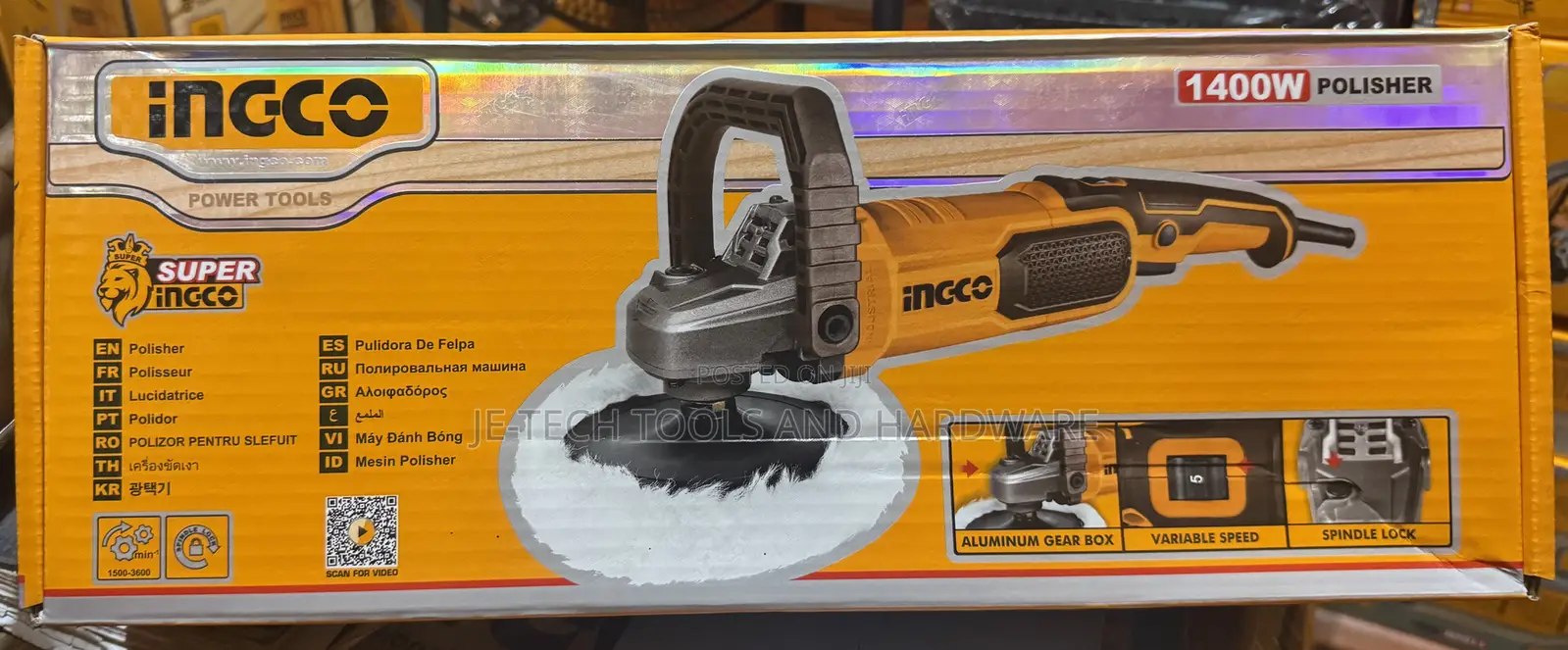 Ingco 1400w Polisher (Angle Polisher)
