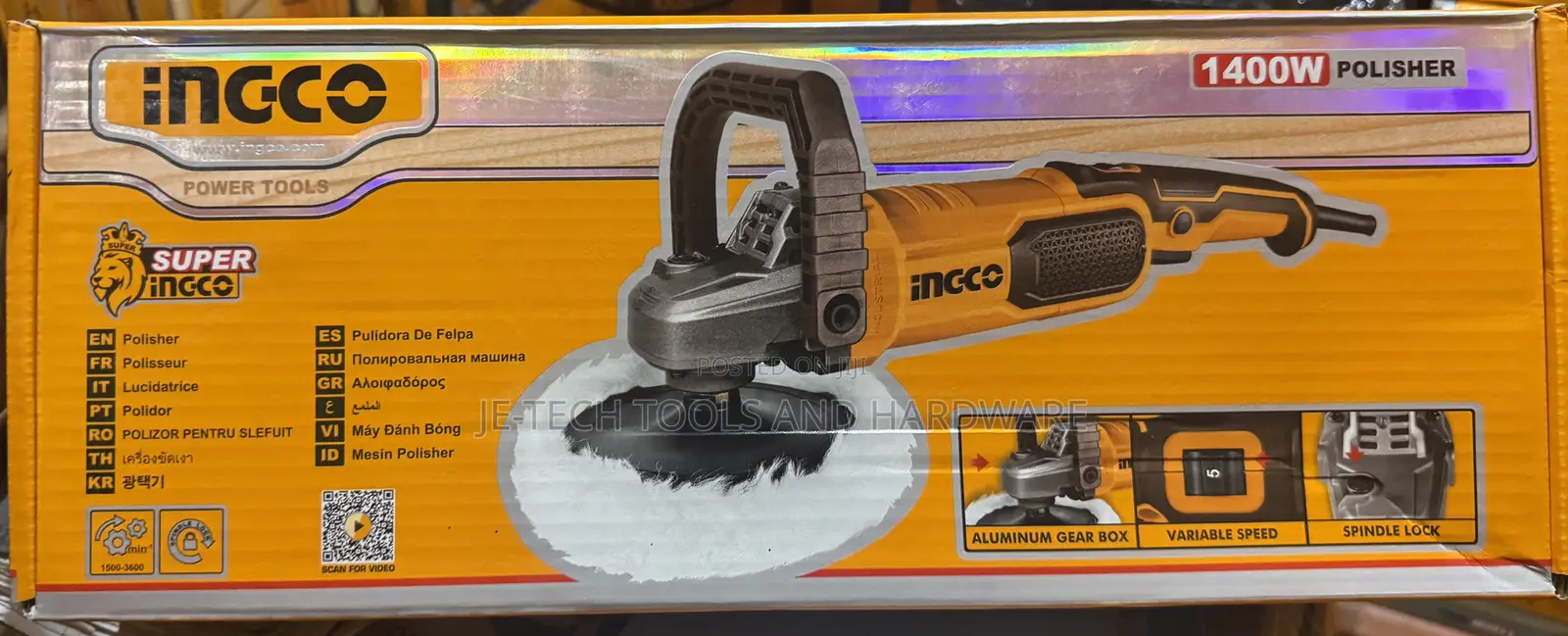 Ingco 1400w Polisher (Angle Polisher)