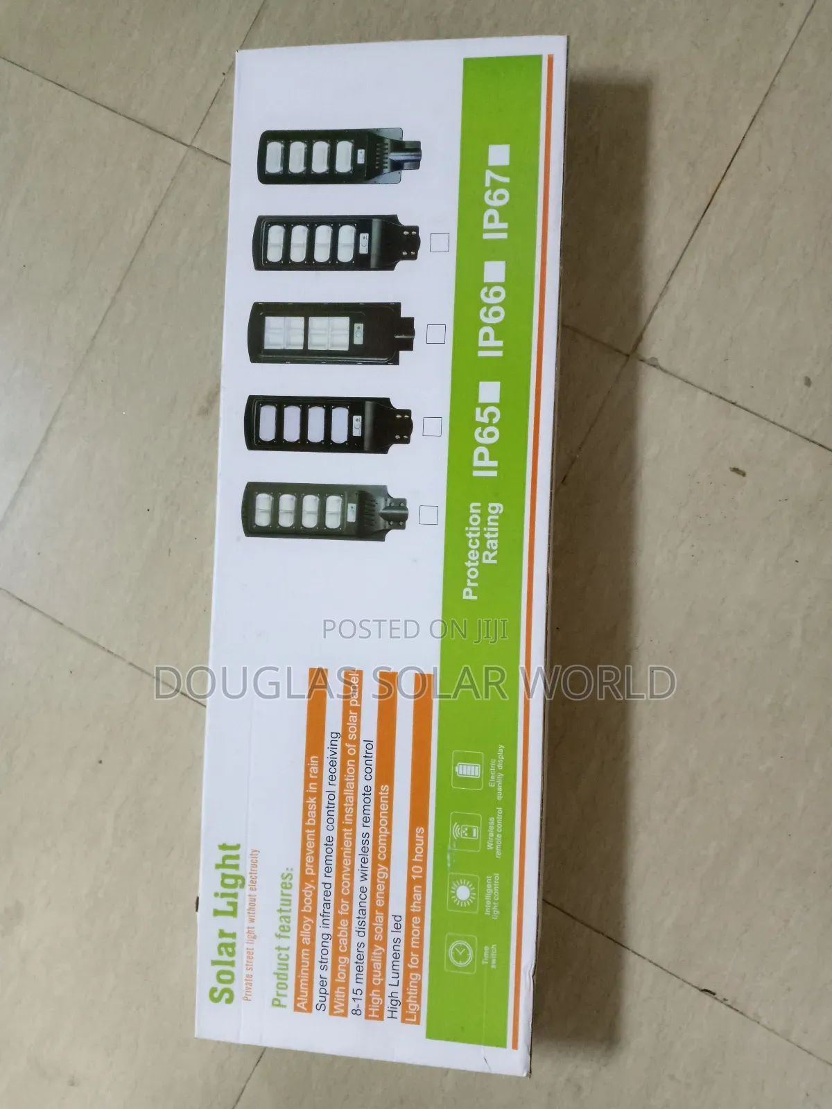 Solar Plastic Street Light 4 Eyes