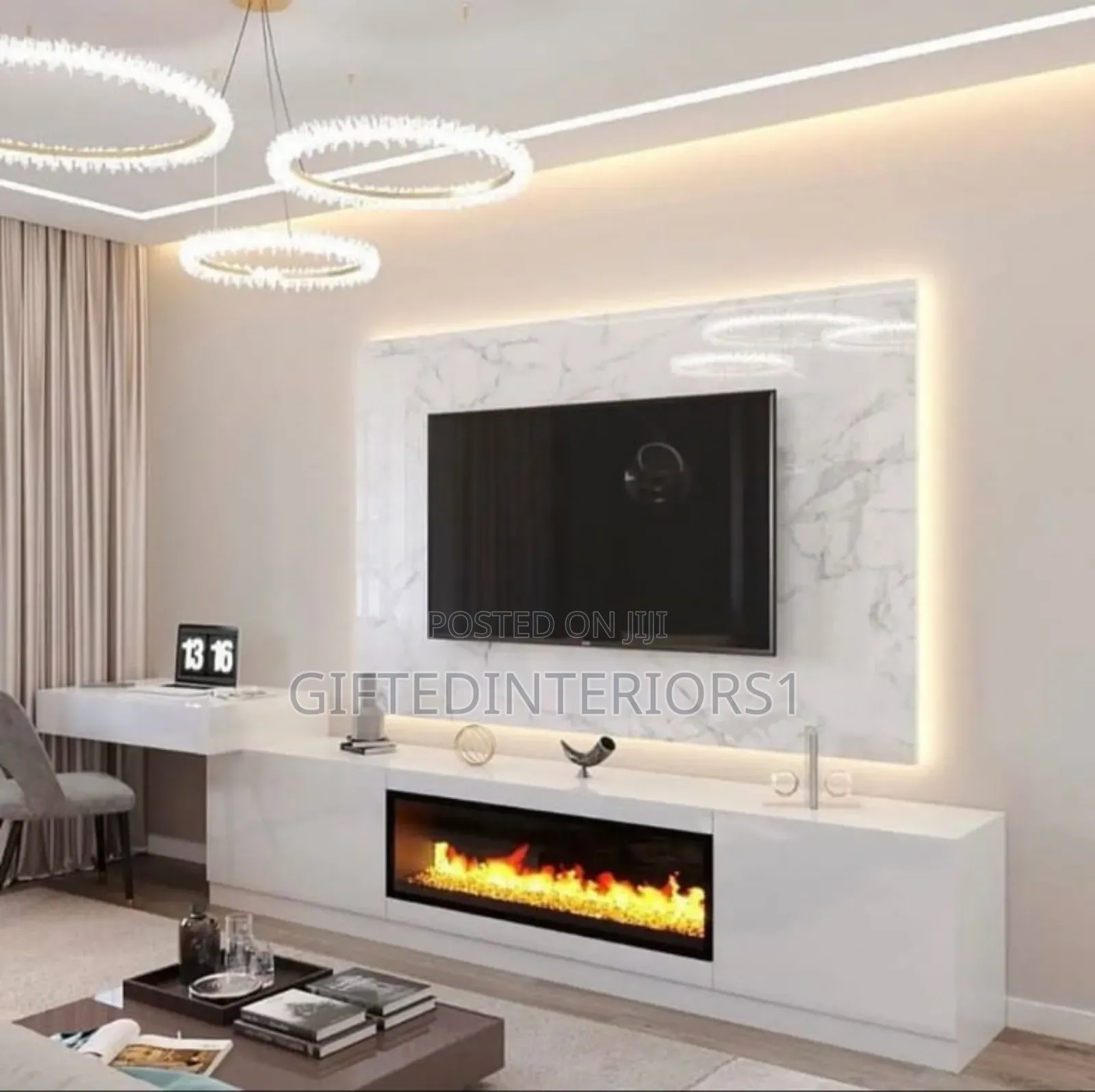 Artificial Fireplace Available
