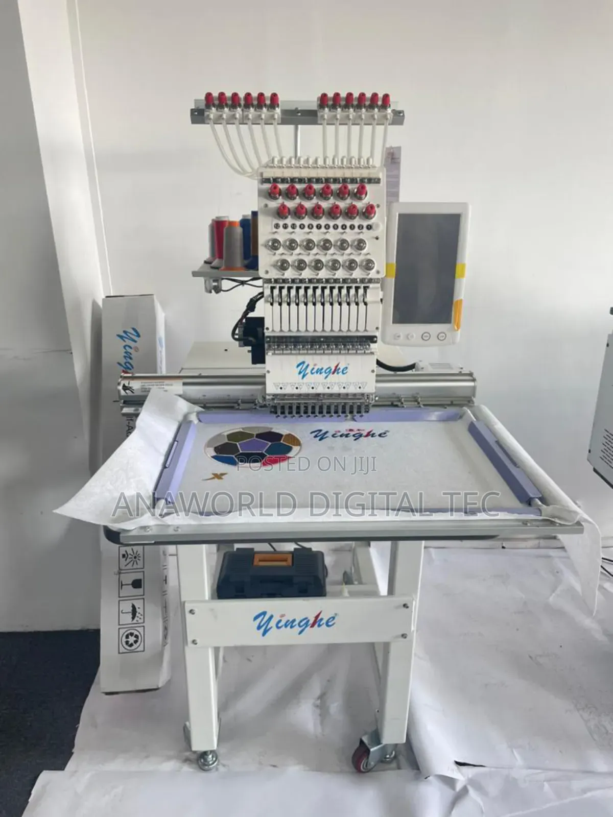 1 Head Digital Embroidery Monogramming Machine
