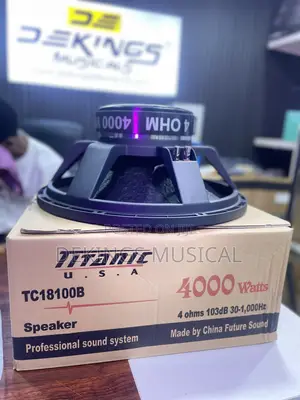 Photo - Titanic Tc18100b Inches Naked Speaker Magnet 4000 Watts