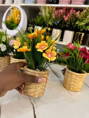 Rattan Flower . Beautiful Table Flower/Pop Decor .