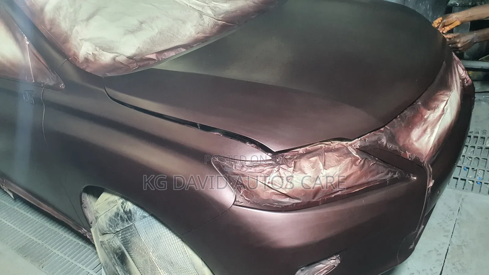 After Bodywork and First Coat Painting