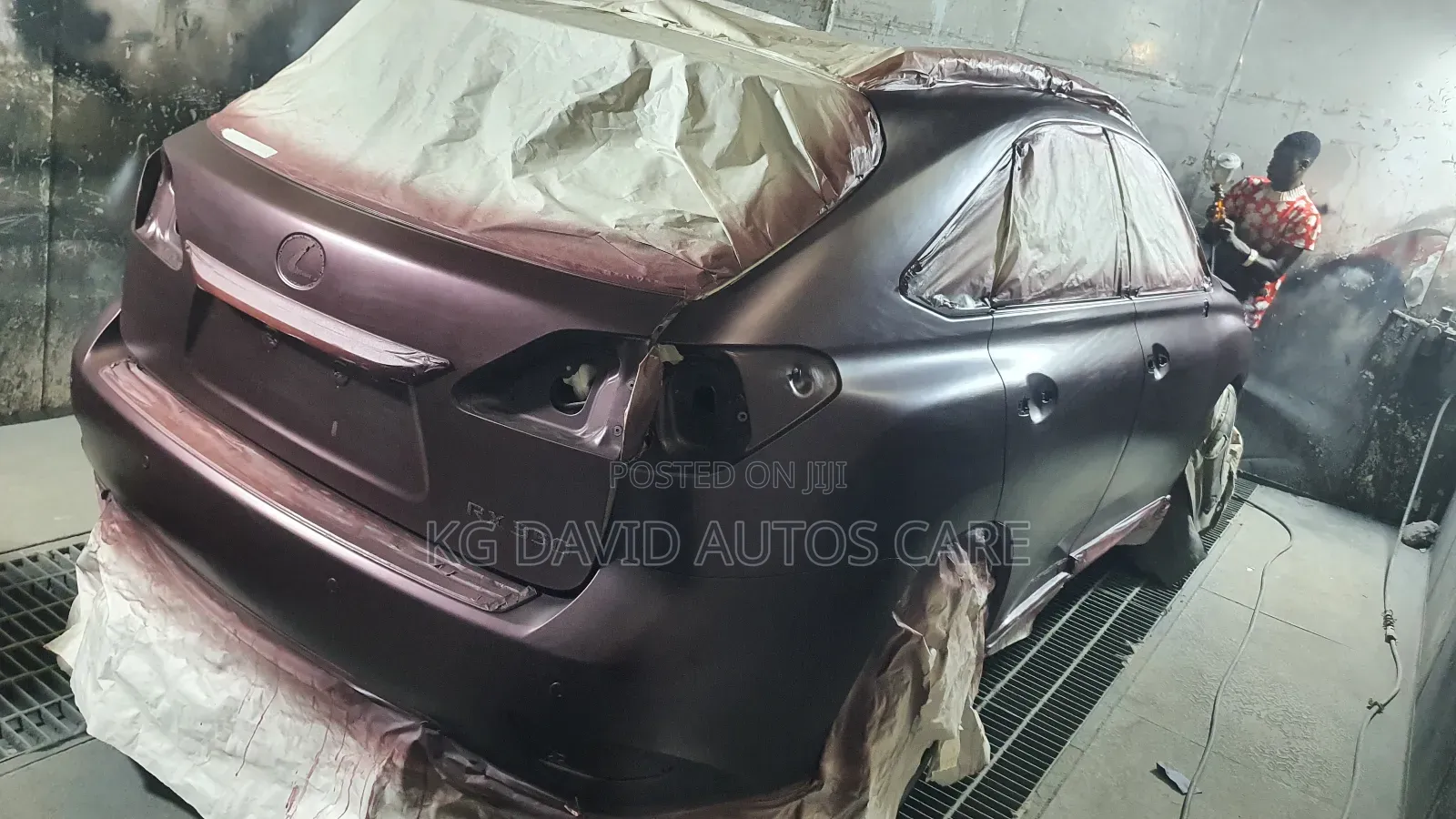 After Bodywork and First Coat Painting