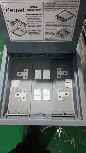 Electrical Floor Box With Data