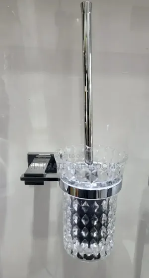 Crystal Glass Wall Mounted Toilet Brush