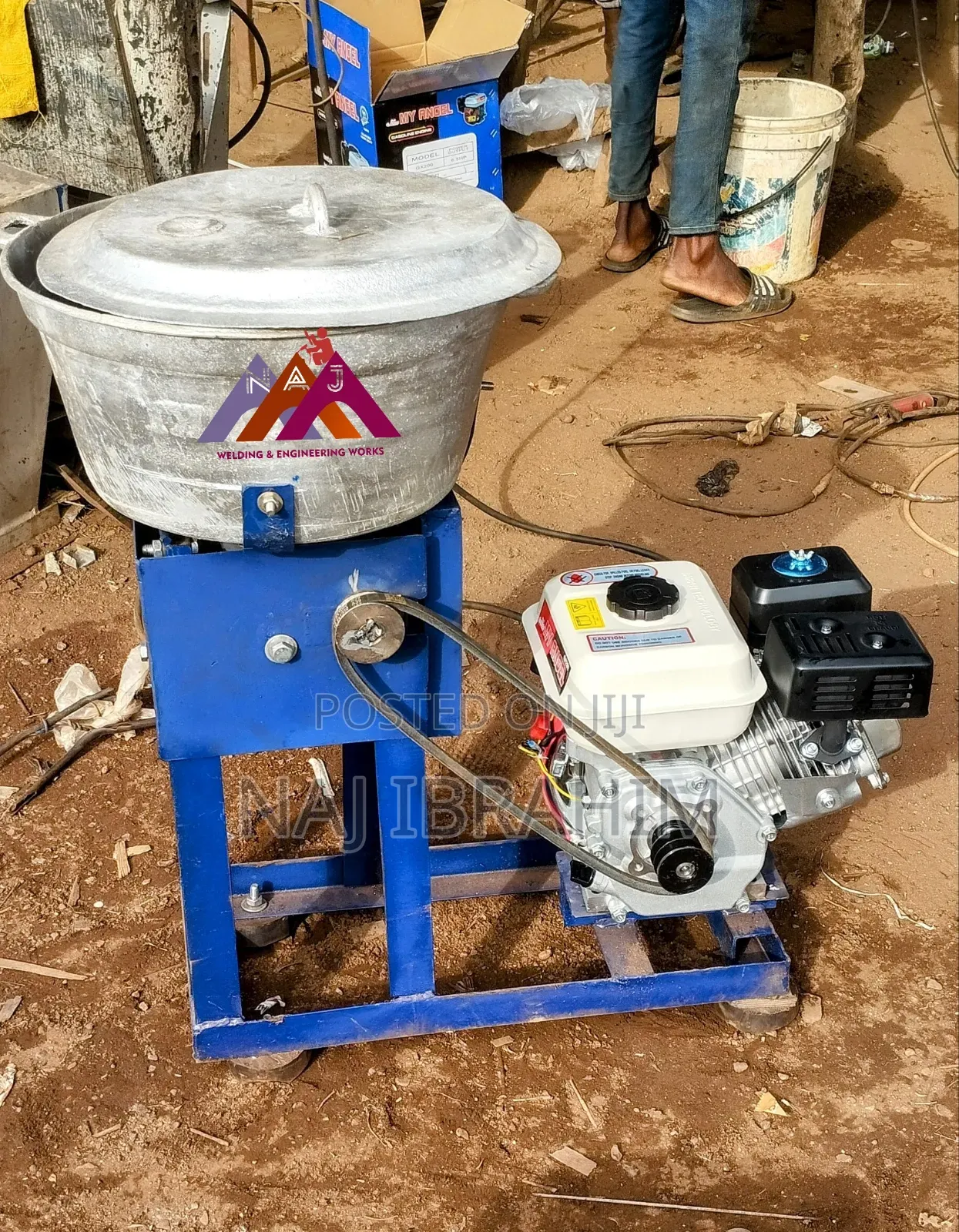 Yam and Fufu Pounding Machine
