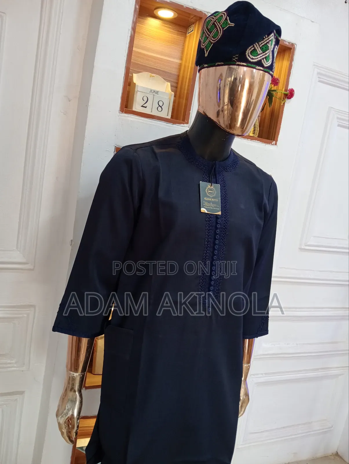 Senator Native Kaftan With Cap