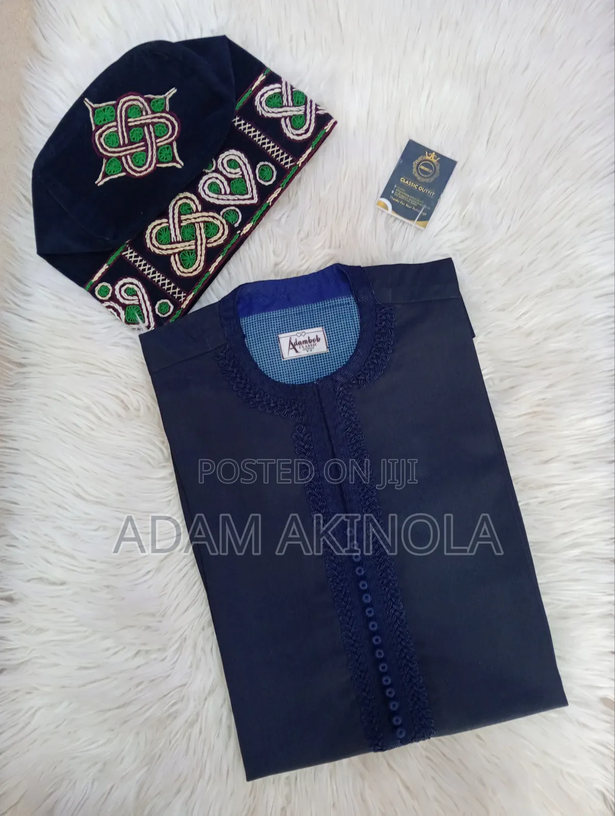 Senator Native Kaftan With Cap