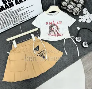 Girl's Smile Prada Milano Skirt Top Set