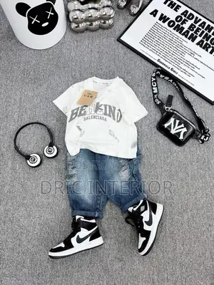 Boy's Balenciaga Top and Jeans Set